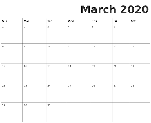 Calendar Blank