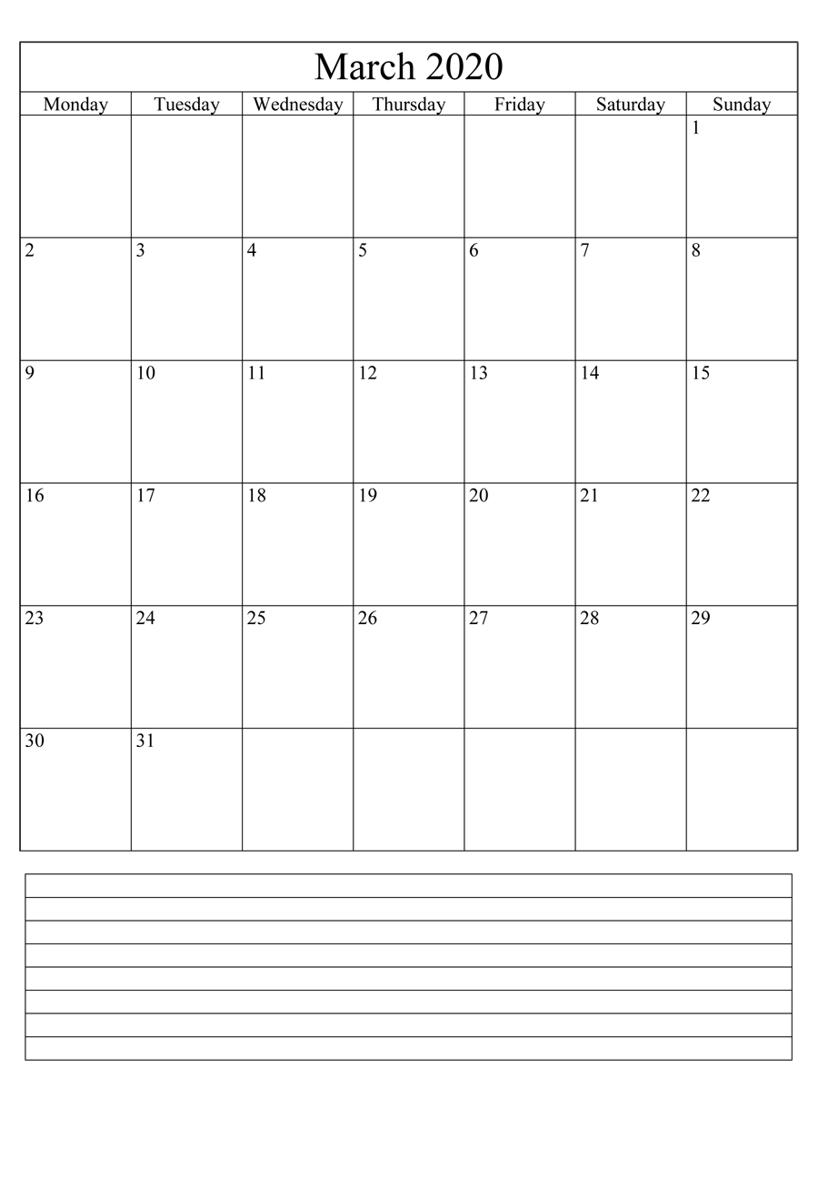 Calendar Printable