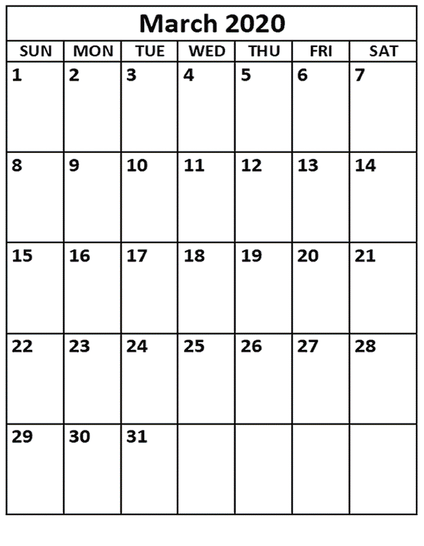 Calendar Printable