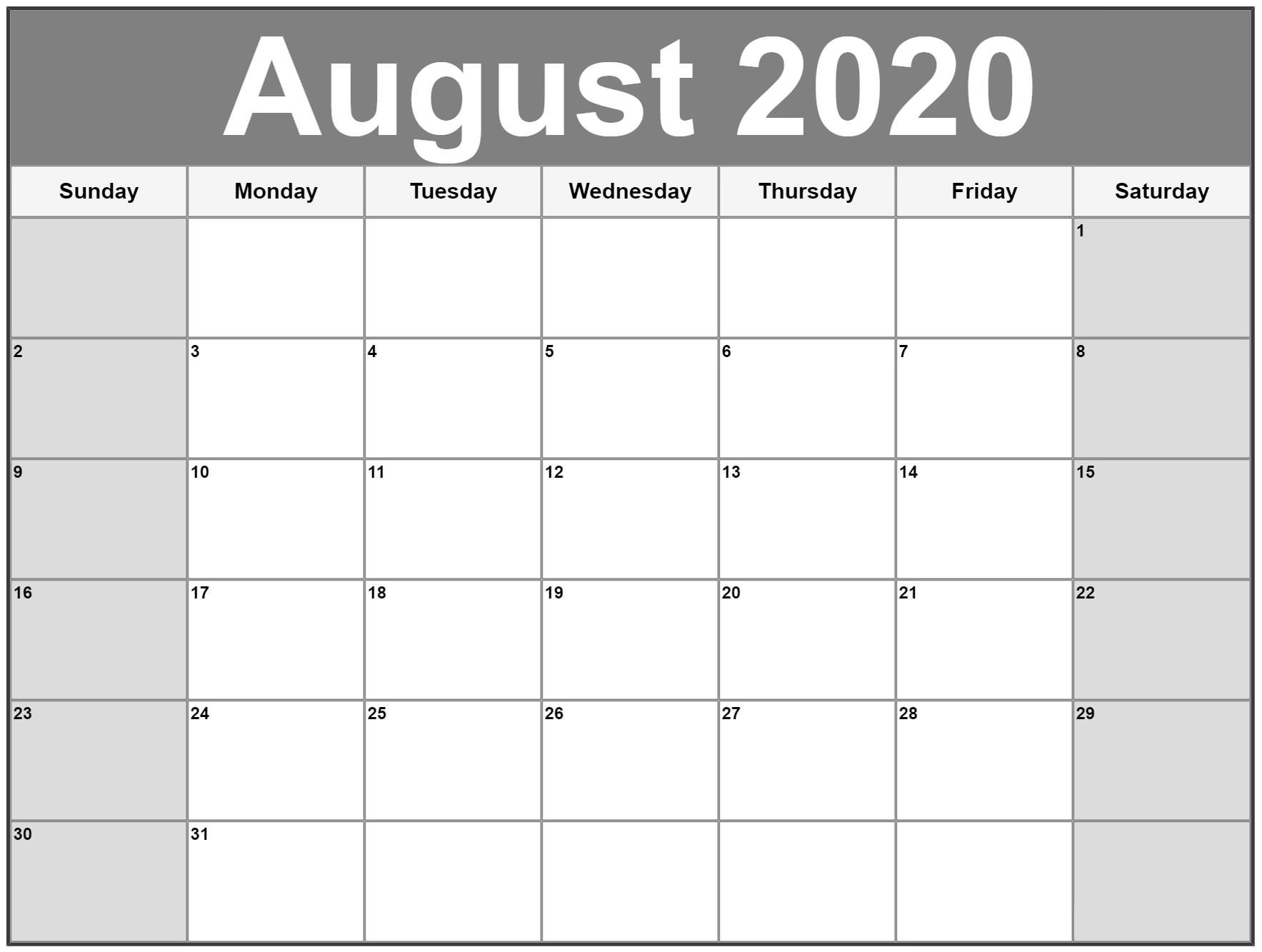 Calendar Template