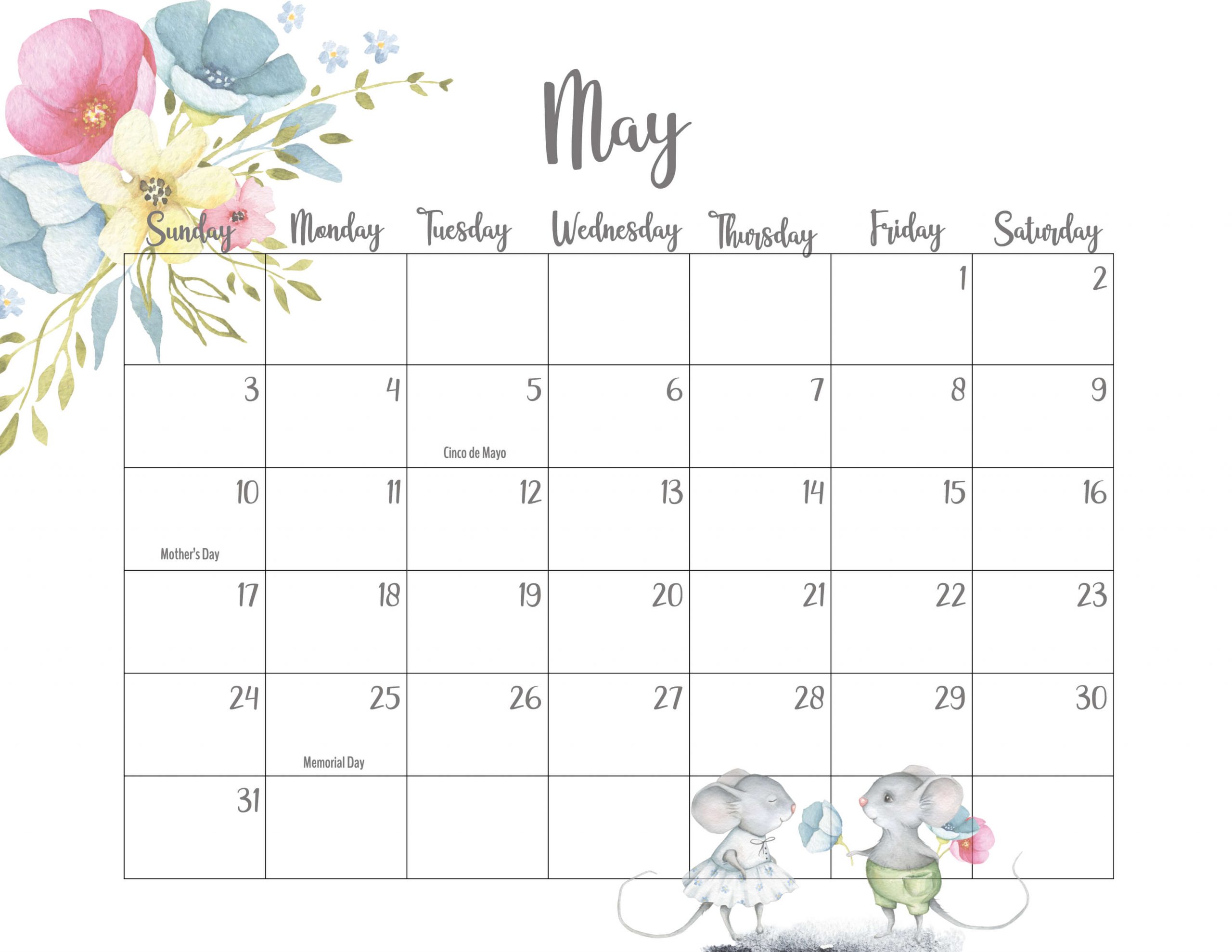 Free Blank Calendar