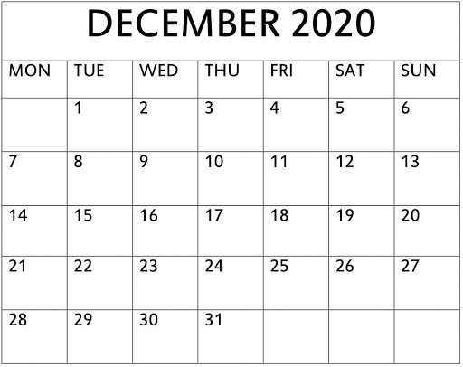 December Calendar