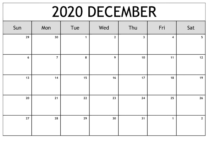 Calendar Printable