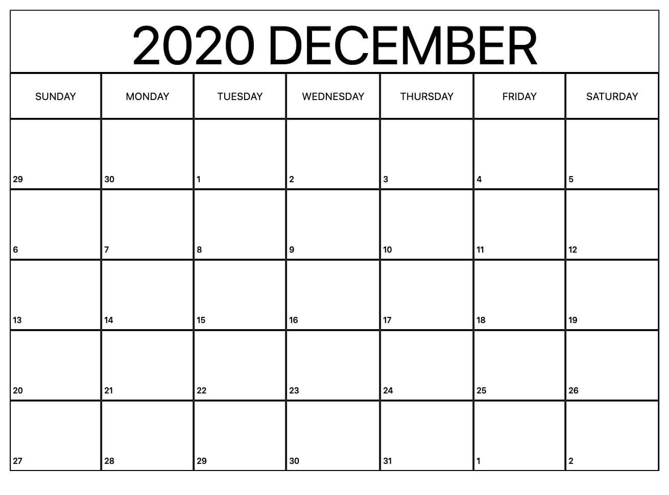 December Calendar