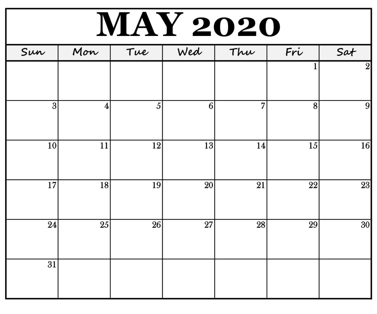 Calendar Blank