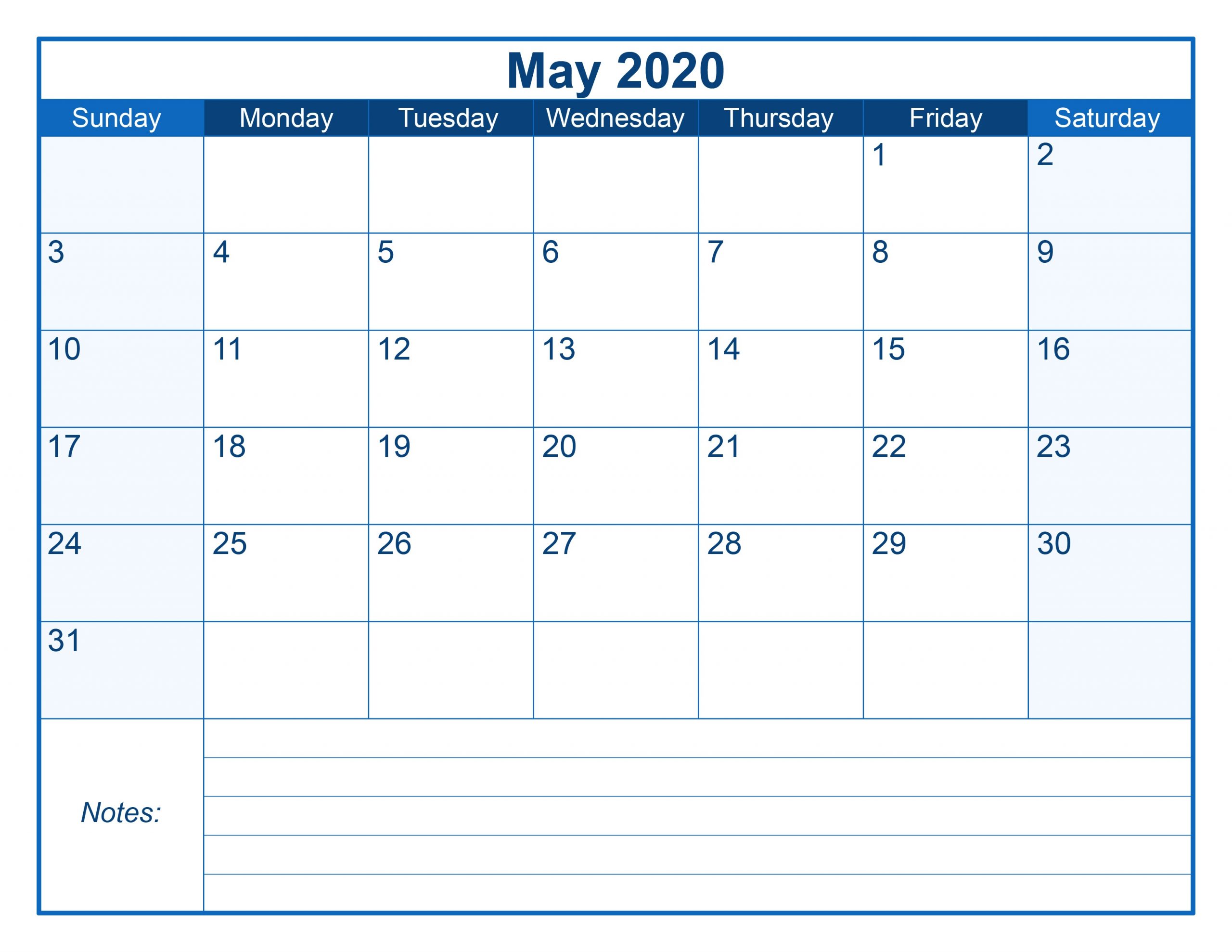Free Printable Calendar