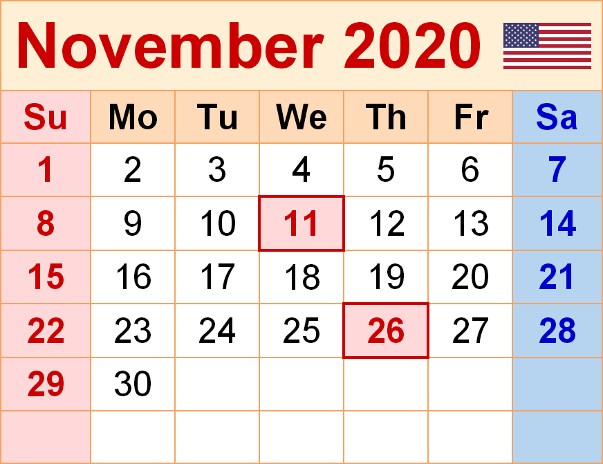 November Calendar