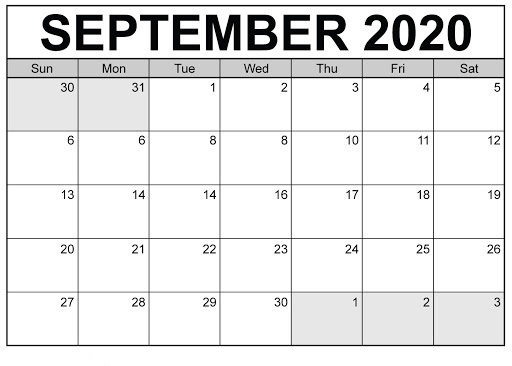 September Holidays