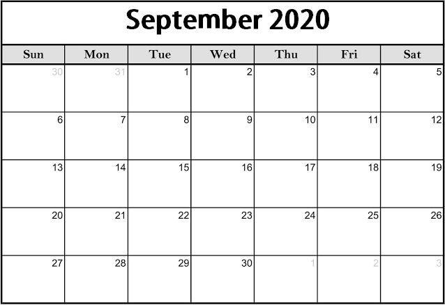 September Holidays