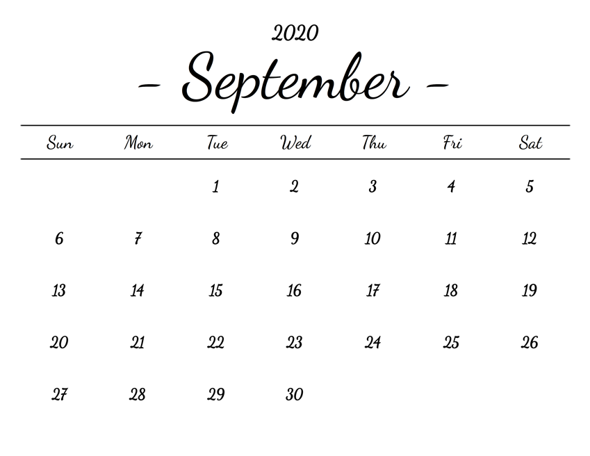 Printable Calendar