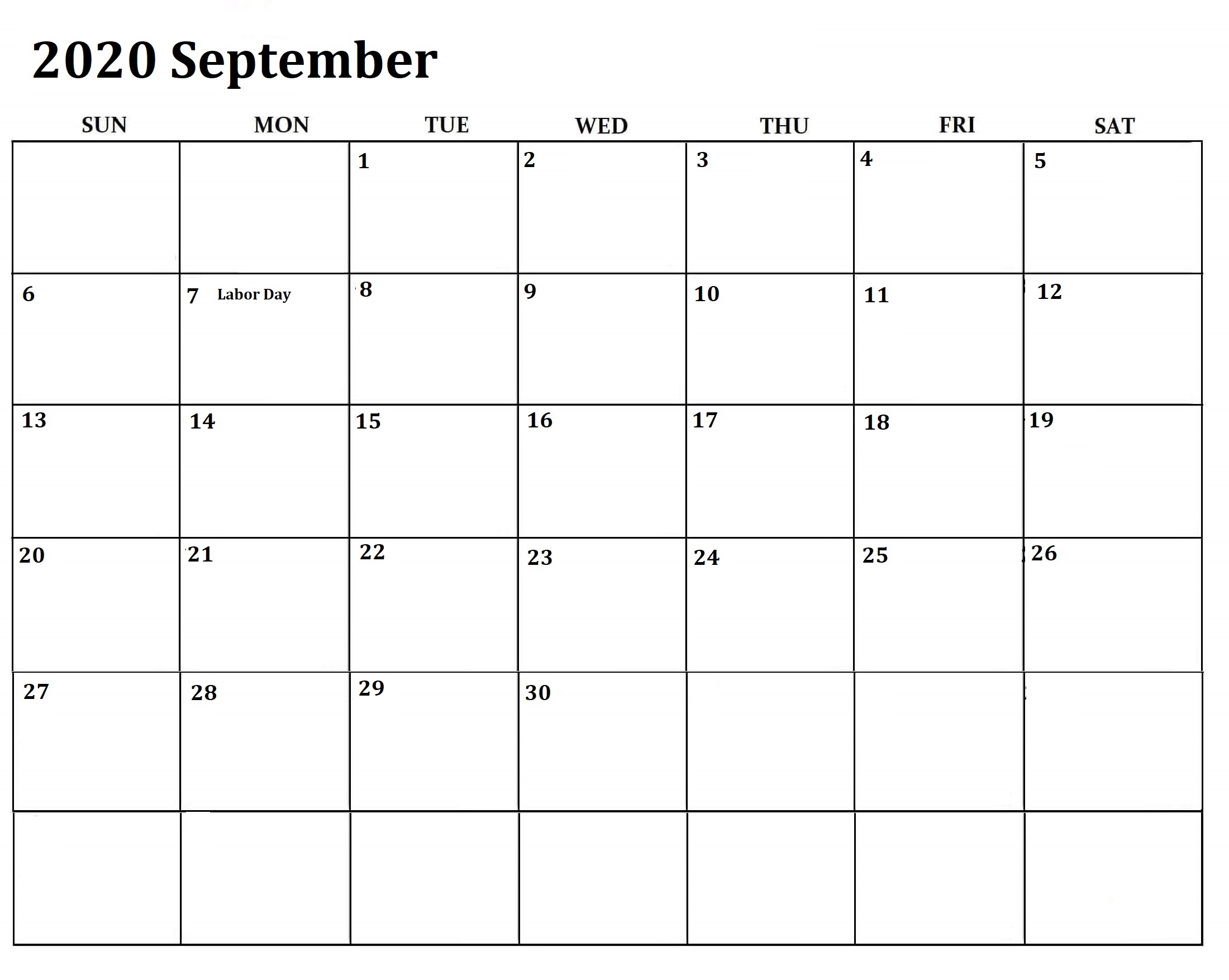 Printable Calendar