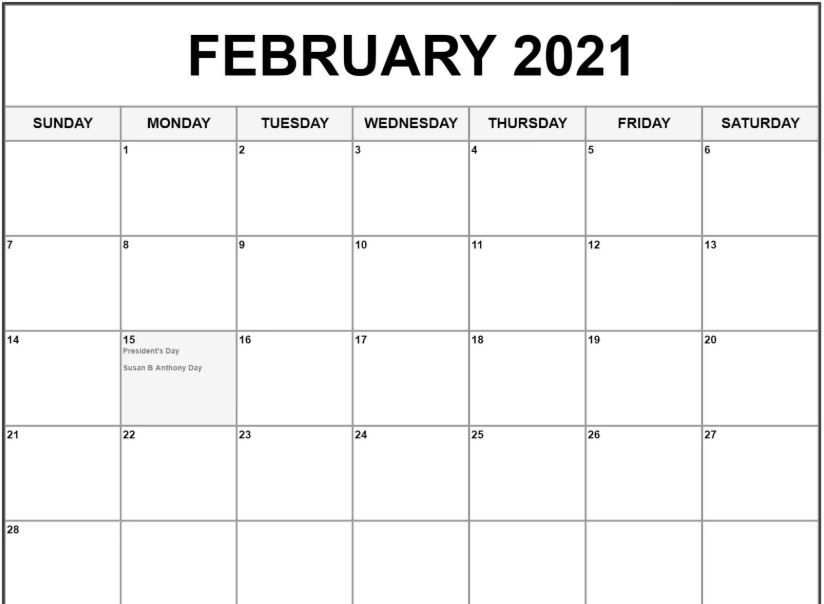 February 2021 Chinese Calendar