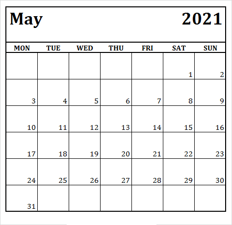 May 2021 Calendar with Holidays Malaysia