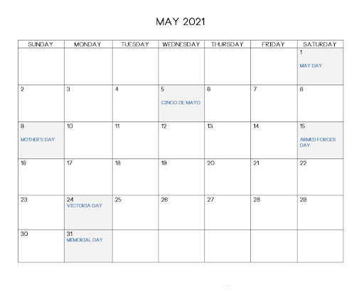 May 2021 Telugu Calendar Chicago