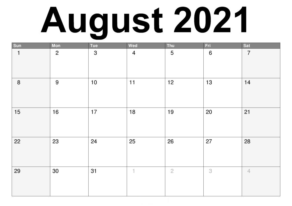 2021 August Calendar Telugu