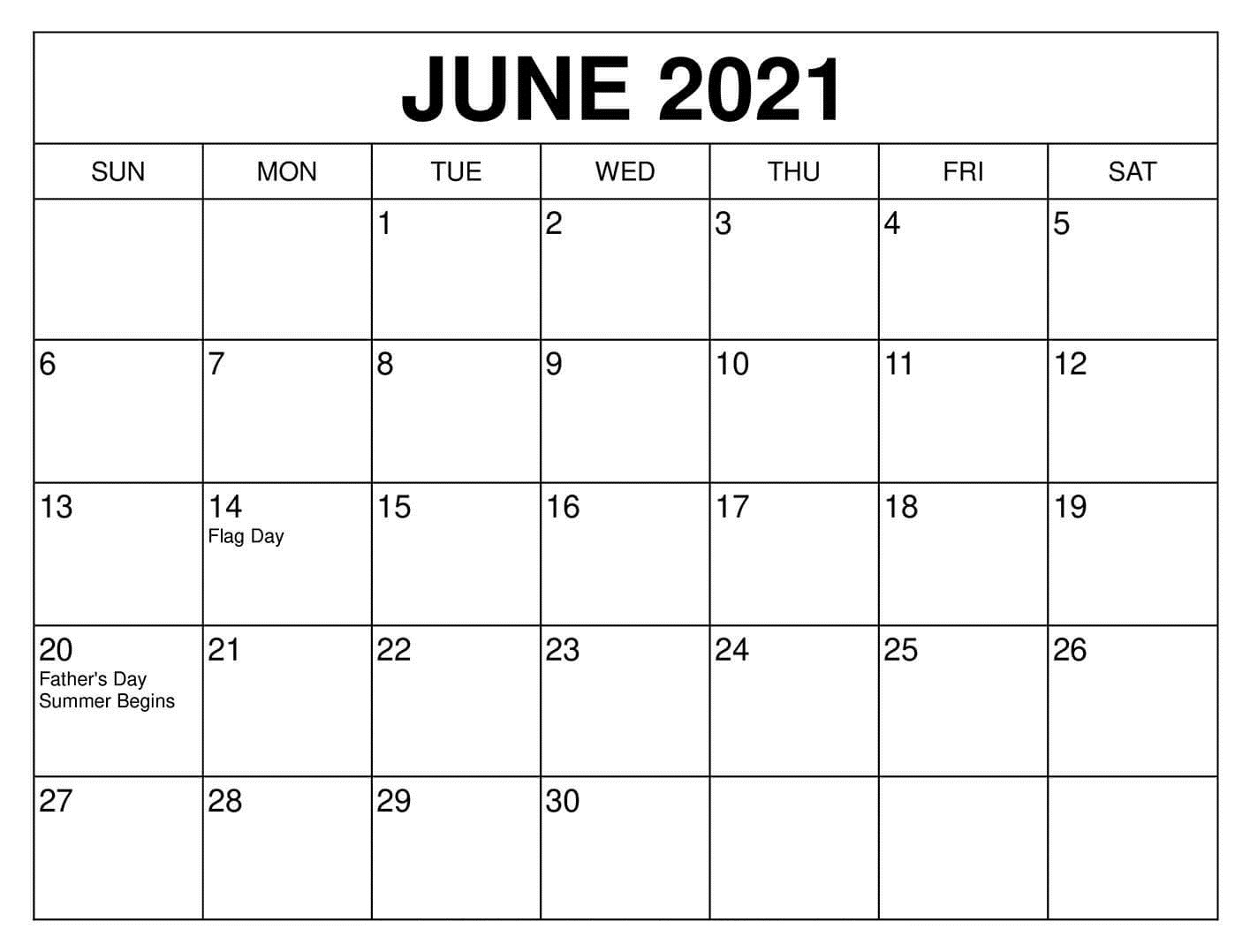 2021 June Calendar Telugu