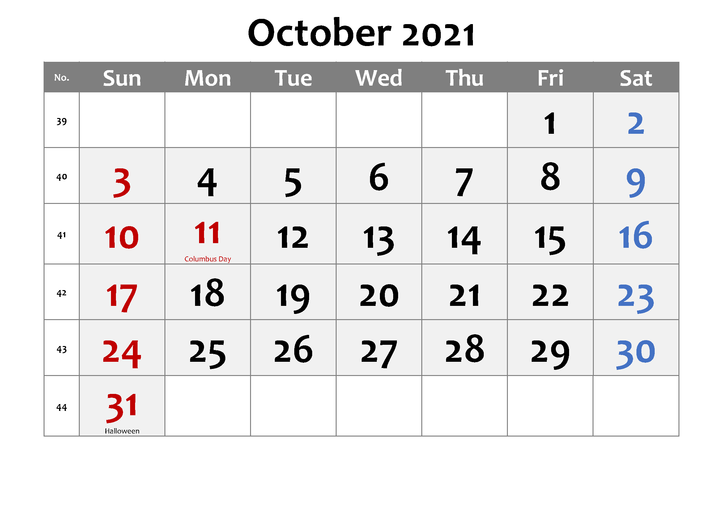 2021 October Calendar Telugu
