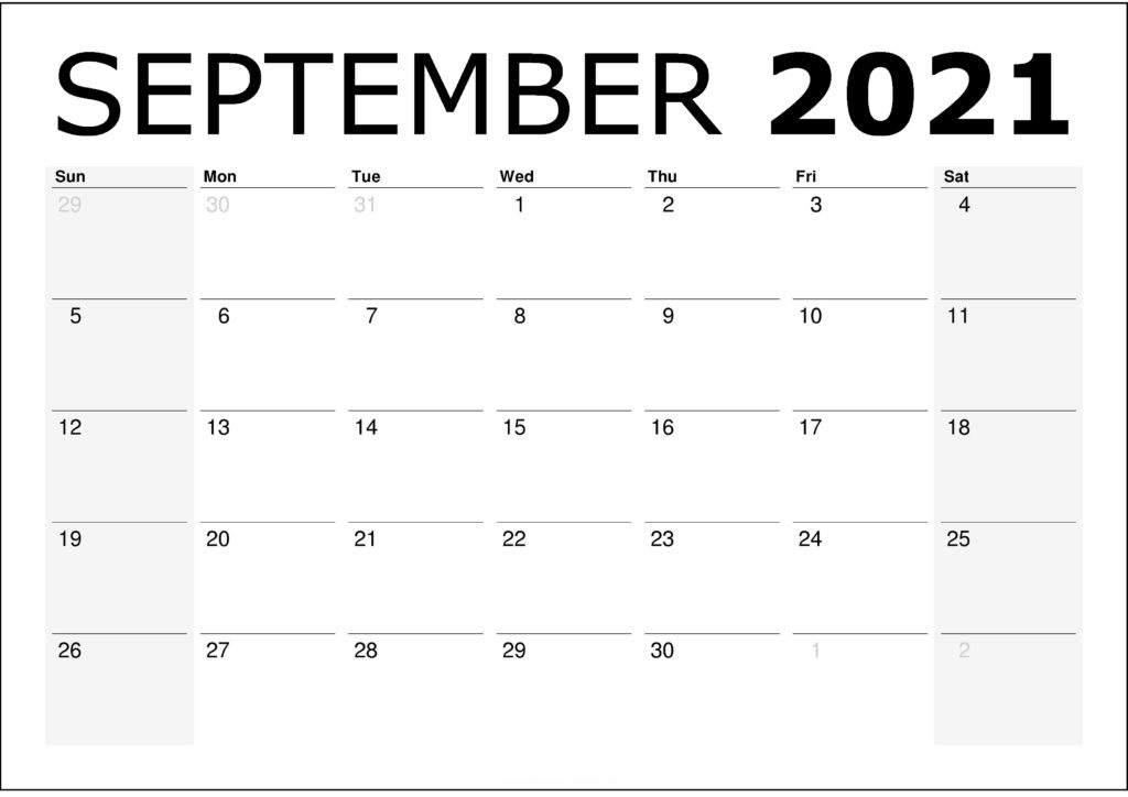 2021 September Calendar Malayalam