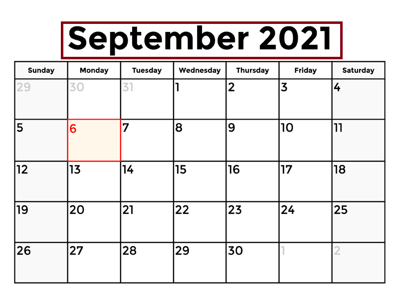 2021 September Calendar With Jewish Holidays