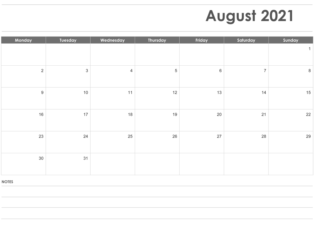 August 2021 Calendar Malayalam