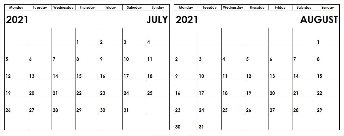 August 2021 Calendar With Holidays Australia