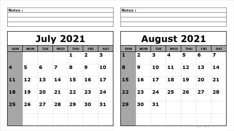 August 2021 Calendar With Holidays United States