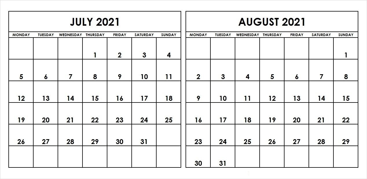 August 2021 Printable Calendar Wiki