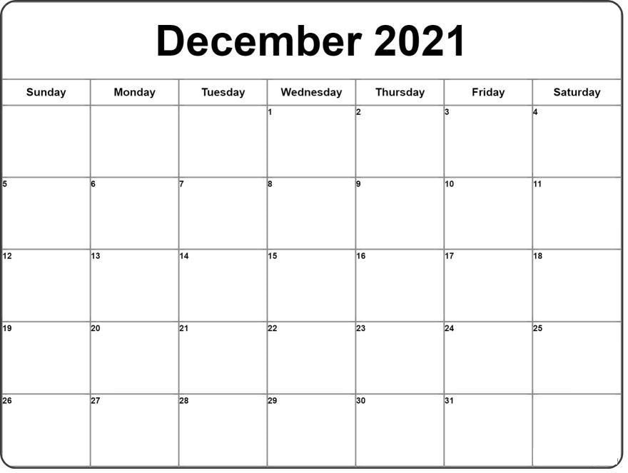 December 2021 Calendar Template Bootstrap Free