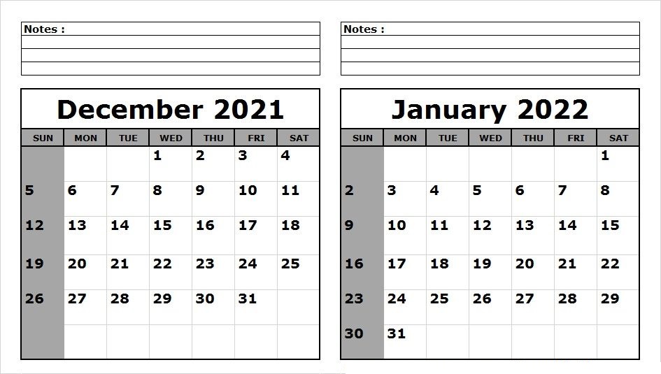 December 2021 Printable Calendar Wiki
