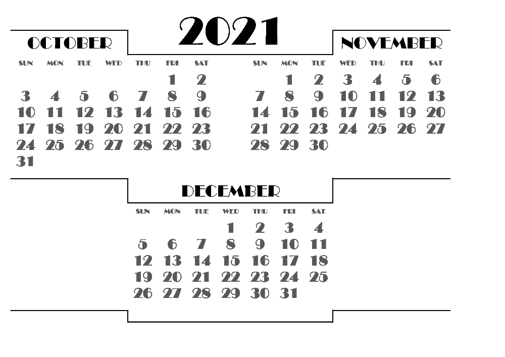 December Calendar 2021 With Holidays