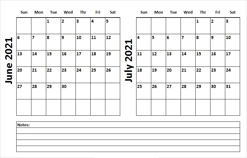 July 2021 Blank Muslim Calendar