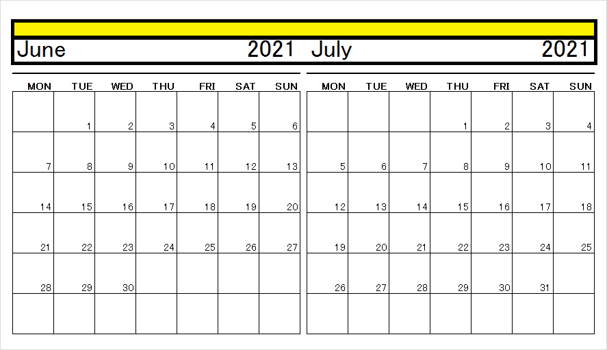 July 2021 Cute Calendar With Holidays