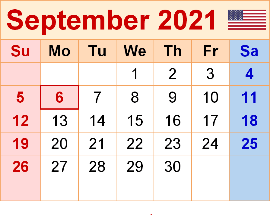 September 2021 Calendar With Jewish Holidays