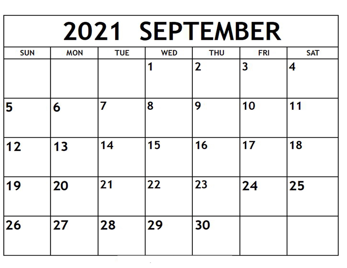 September 2021 Calendar in Hindi