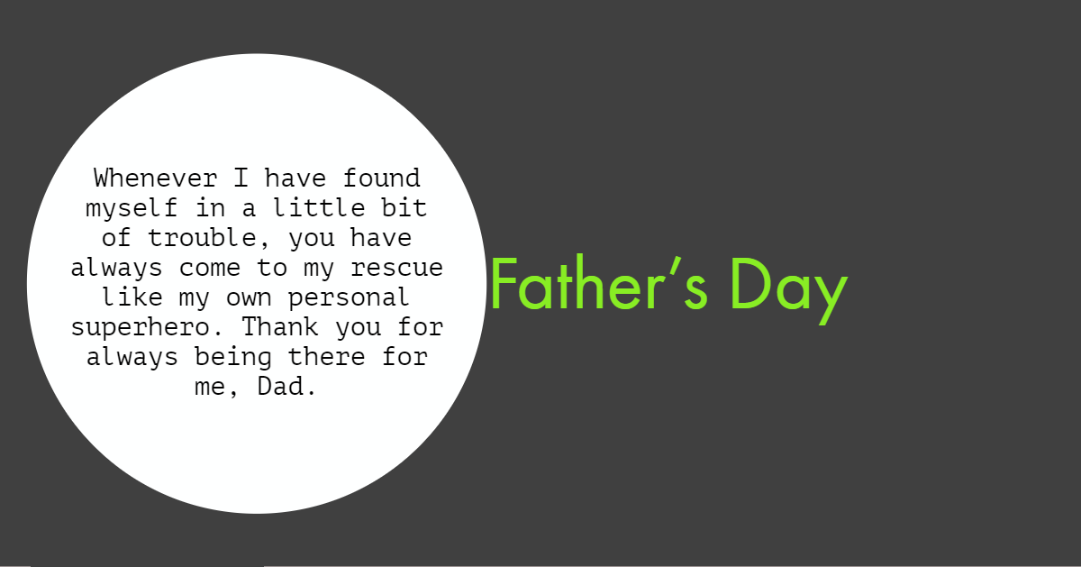 Happy Father's Day Quotes from Son