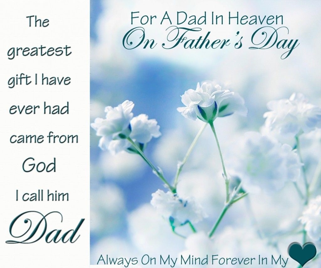 Happy Father's Day Up in Heaven Poems