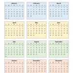 Power Point 2022 Calendar Template Cute