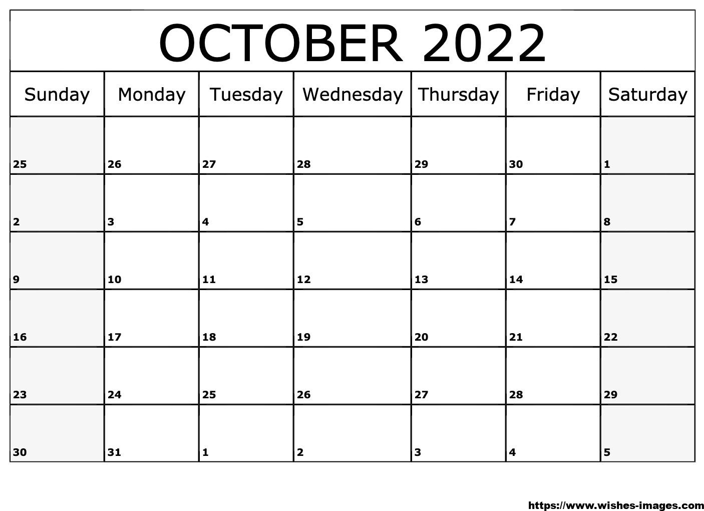 2022 Printable Calendar One Page Excel