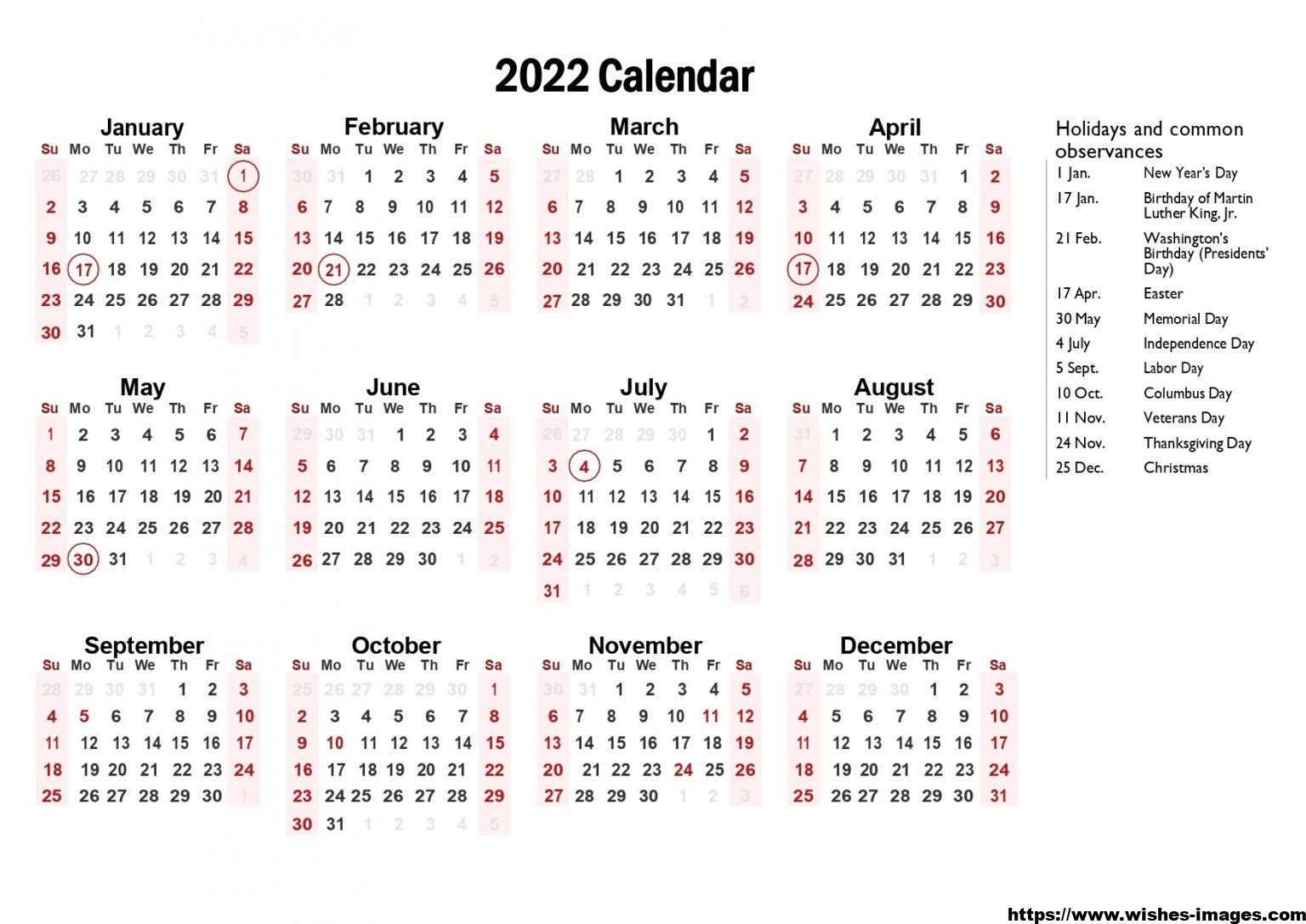 btc calendar 2022 2018