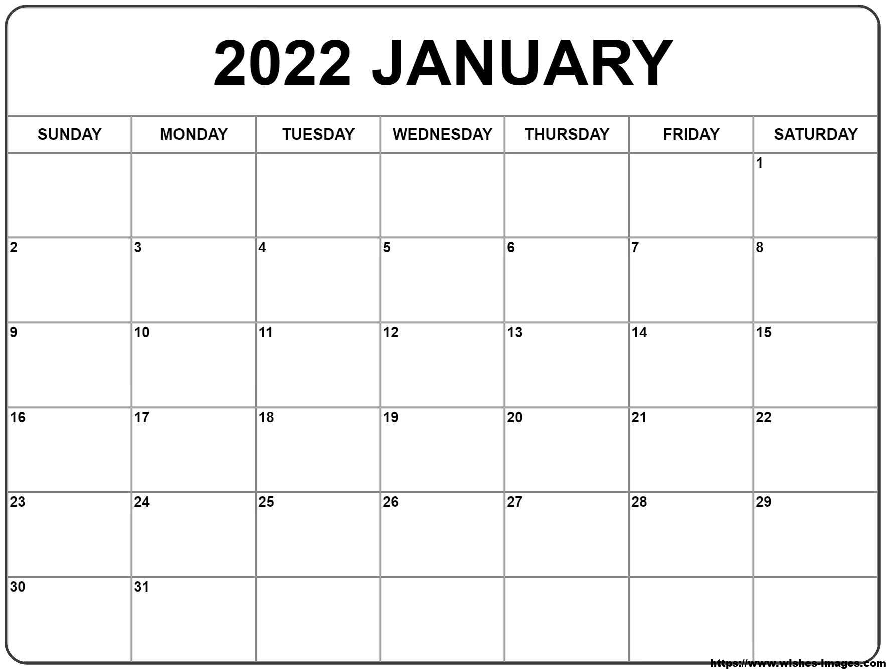 2022 yearly calendar excel