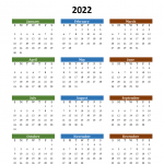 Free Printable 2022 Calendar Templates