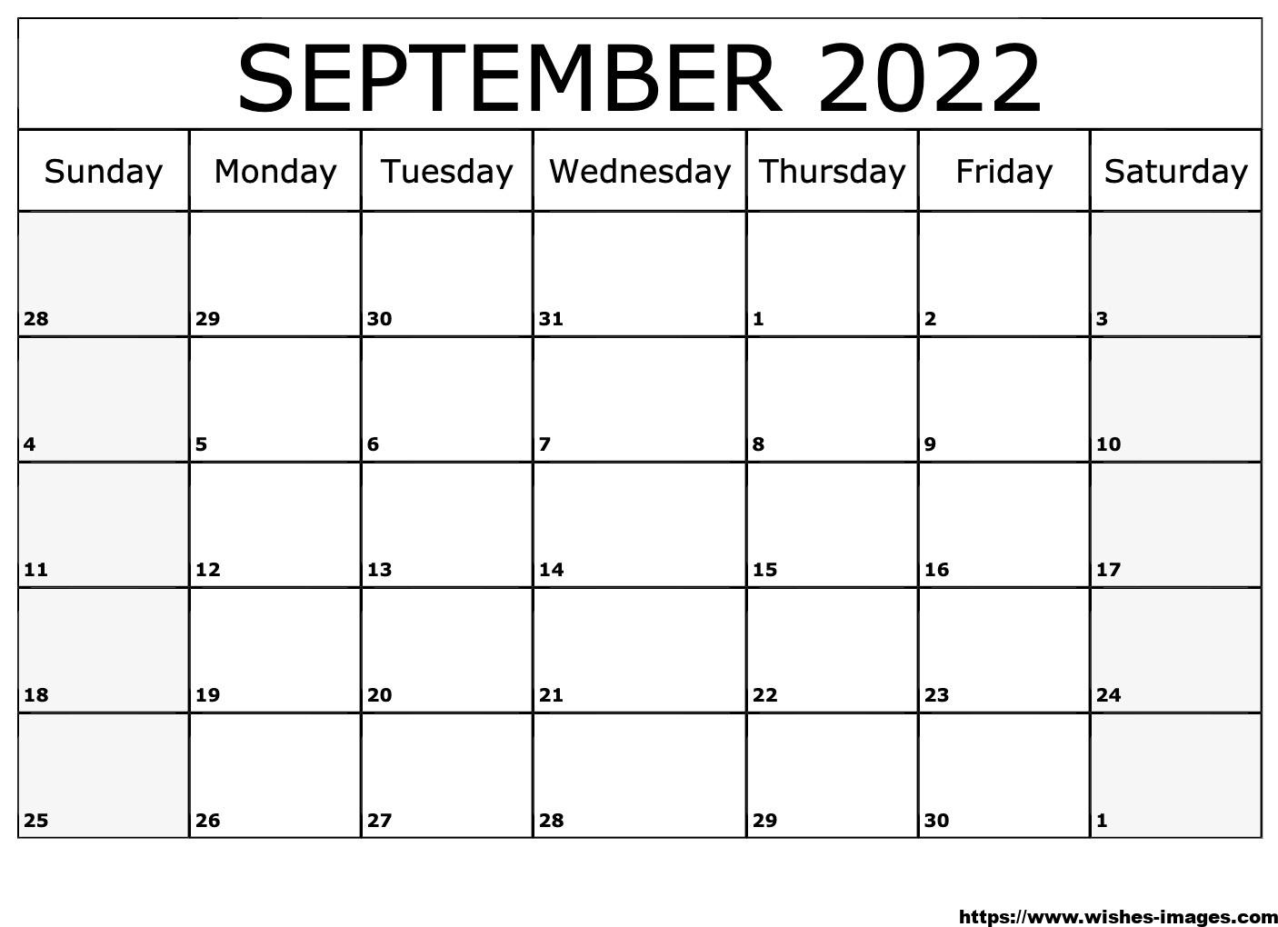 Printable 2022 Calendar Canada