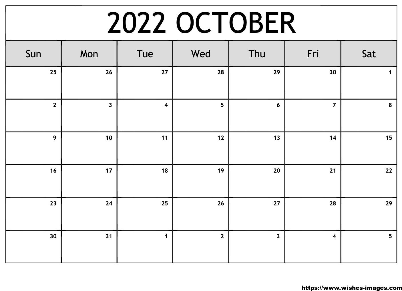 Printable 2022 Calendar Monday Start
