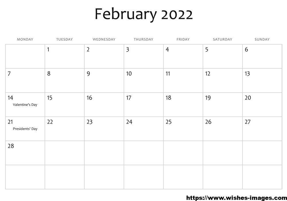 free printable 2022 calendar printable